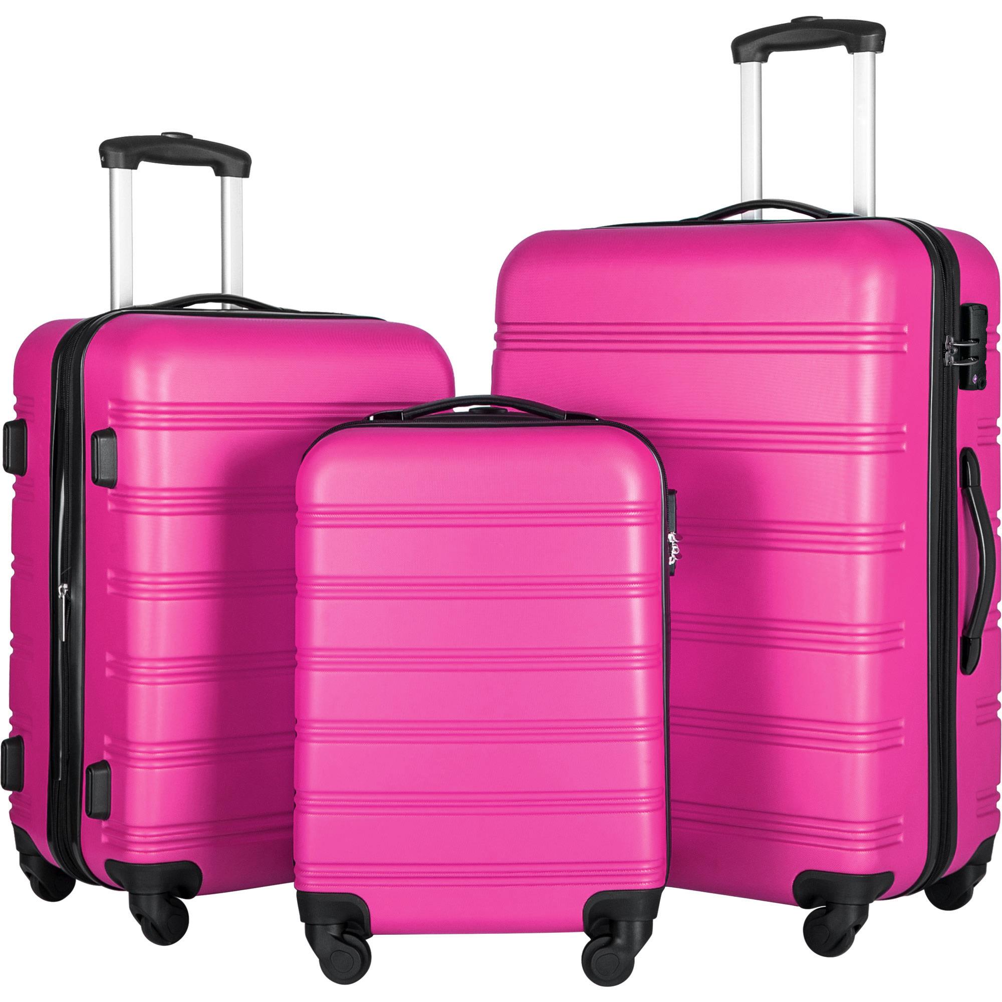 3 Piece Set Of Suitcases, Hard Shell Trolley ...