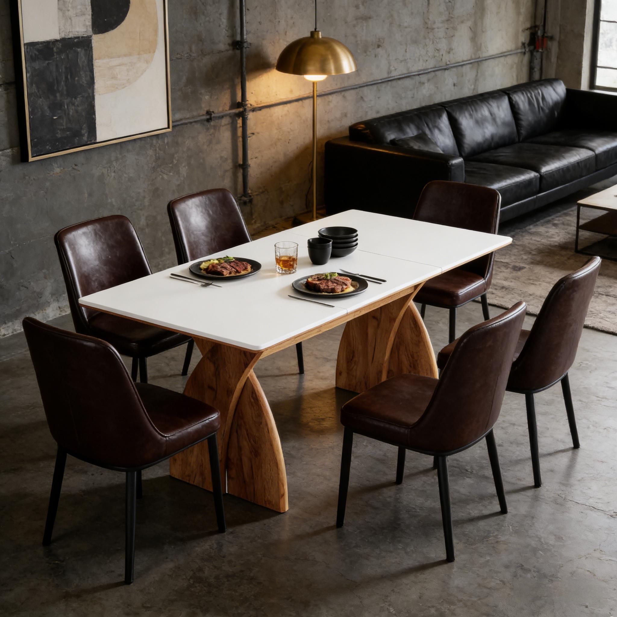 Table multifonction bureau repas cuisine polyvalente
