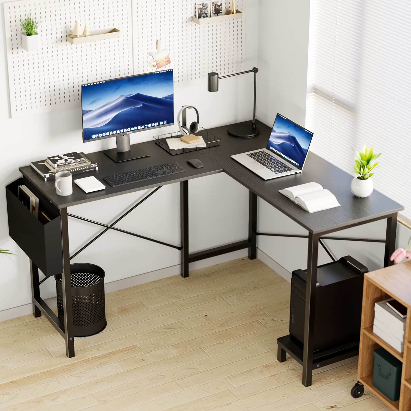 L-shaped Computer Desk - accessoire professionnel