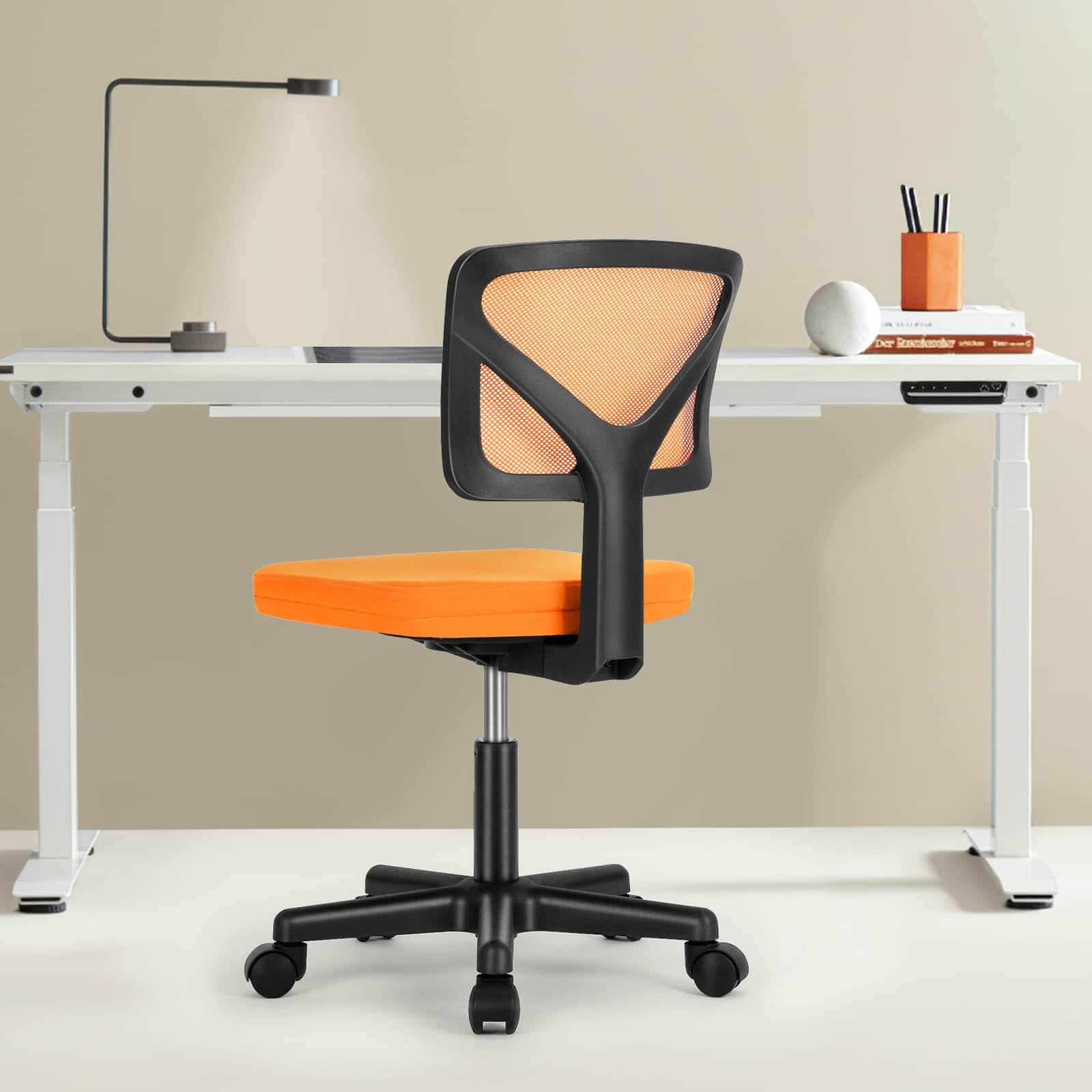 Low Back Mesh Armless Office Chair - accessoire professionnel